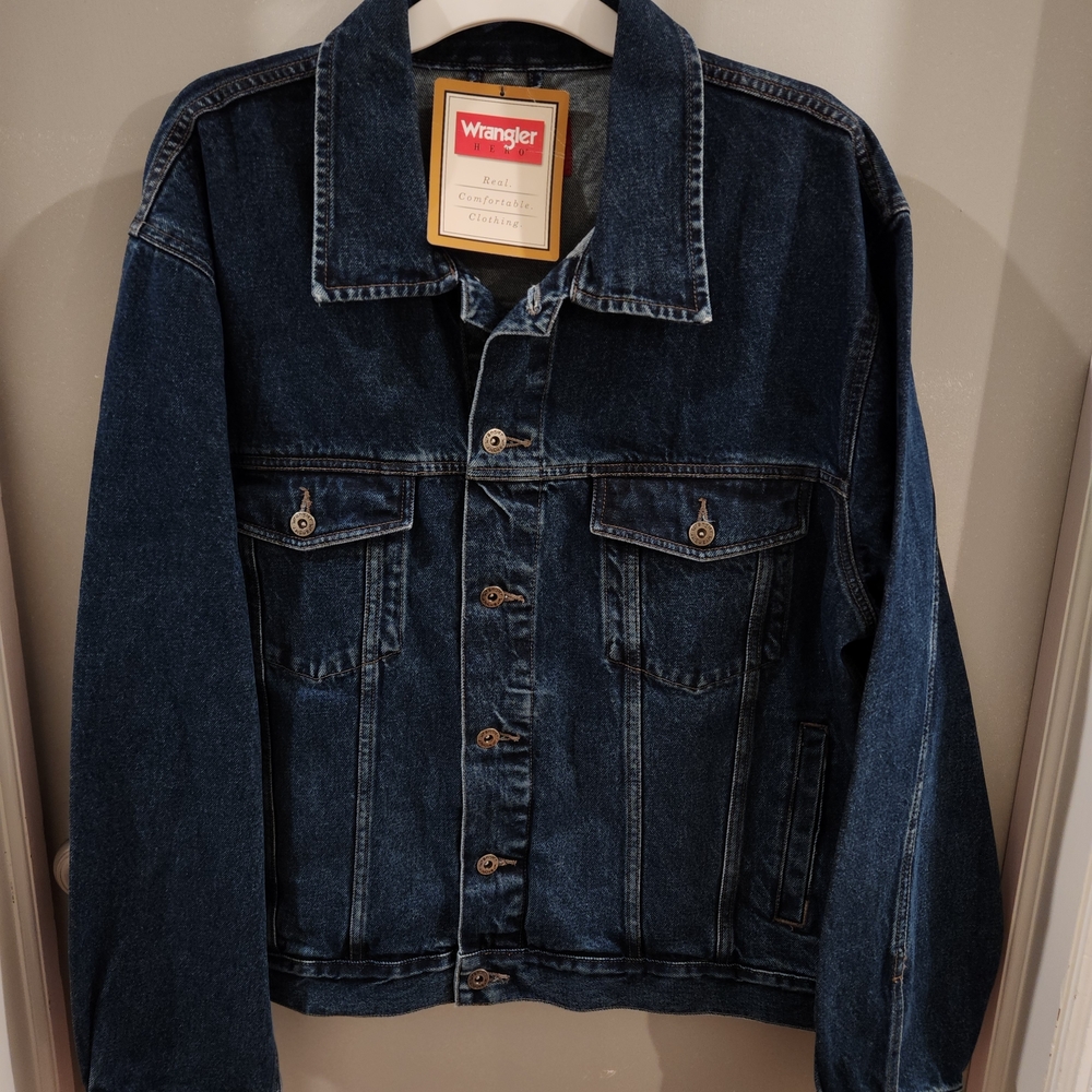Vintage Wrangler Hero Denim Jacket NOS NWT